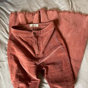 FREE PEOPLE bell bottom corduroy pants